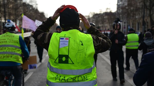 Manifestation des Gilets jaunes à Paris - Sputnik Afrique