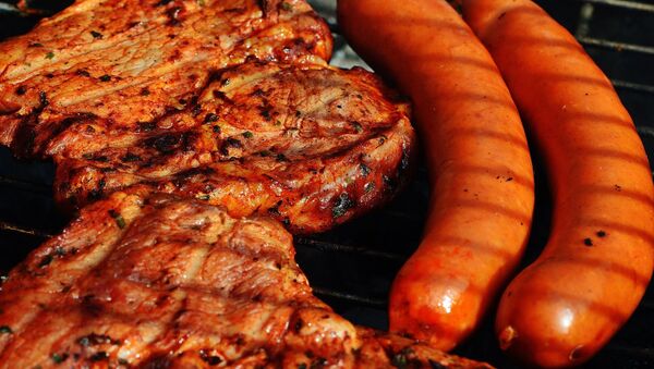 Viande grillée et transformée - Sputnik Afrique