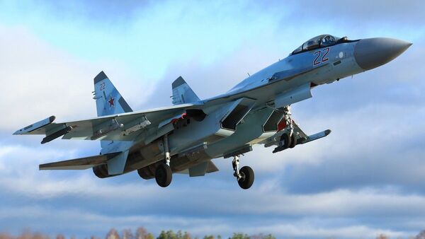 Un chasseur russe Su-35S (archive photo) - Sputnik Afrique