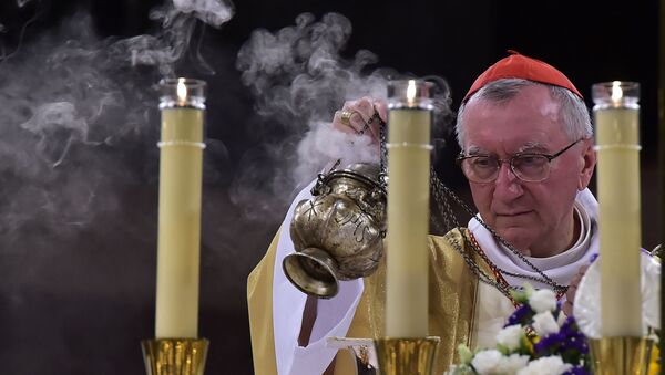 Le cardinal Pietro Parolin, envoyé spécial du pape François. - Sputnik Afrique