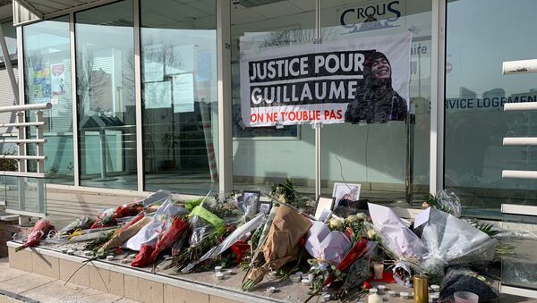 Rassemblement d'hommage à Guillaume T., Nanterre, le 11 février 2021 - Sputnik Afrique