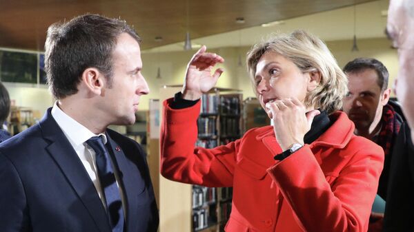 Emmanuel Macron et Valérie Pécresse, le 20 février 2018 - Sputnik Afrique