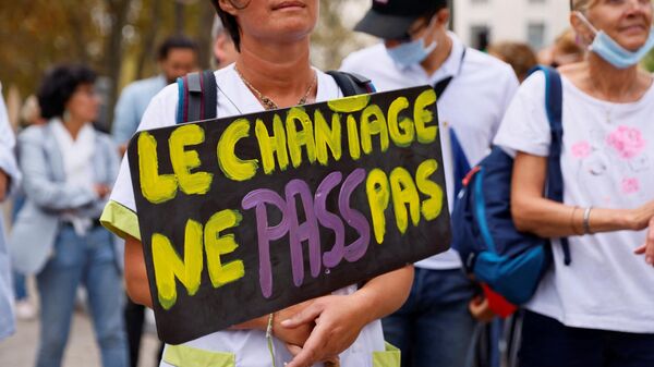 Manifestation anti pass - Sputnik Afrique
