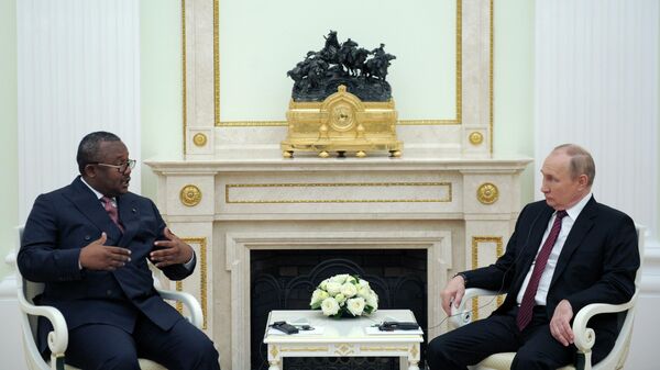 Vladimir Poutine rencontre le Président de la Guinée-Bissau Umaro Sissoco Embaló au Kremlin en 2022 - Sputnik Afrique