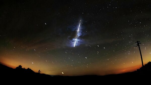 Un météorite (image d'illustration) - Sputnik Afrique
