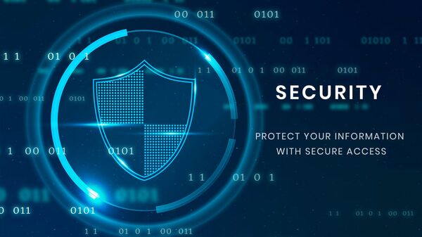 Data security technology template vector with shield icon - Sputnik Africa