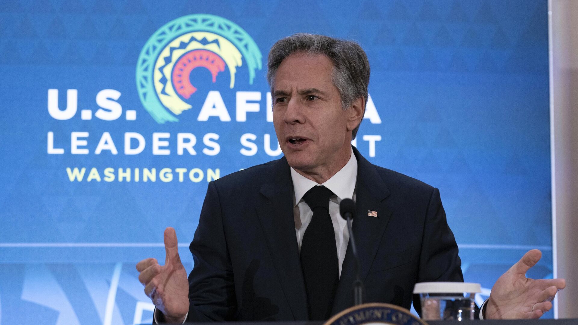 Secretary of State Antony Blinken speaks during U.S. Africa leaders Summit at Department of State in Washington, Monday, Dec. 12, 2022. - Sputnik Africa, 1920, 29.01.2024