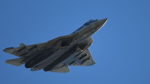 Russian Su-57 fifth-generation fighter jet - Sputnik Africa