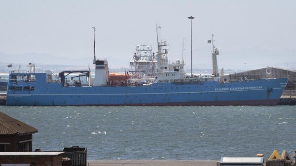 Russian ship in South Africa - Sputnik Africa