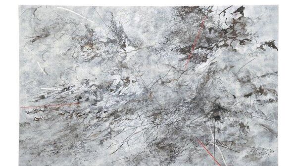 Walkers with the Dawn and Morning, peinture de l’artiste d’origine éthiopienne Julie Mehretu - Sputnik Afrique