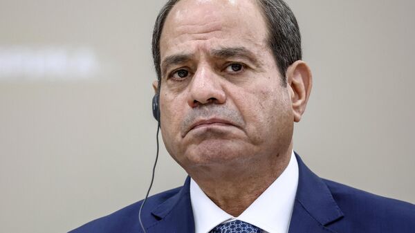 July 27, 2023. Egyptian President Abdel Fattah El-Sisi during a working breakfast of leaders of African regional organizations with the participation of Russian President Vladimir Putin on the sidelines of the II Russia-Africa summit and forum in St. Petersburg. - Sputnik Africa