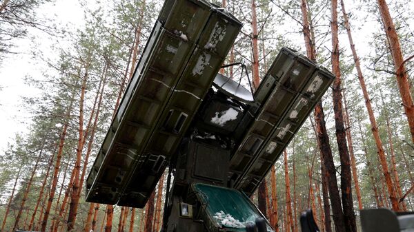Strela-10 surface-to-air missile (SAM) system in the special op zone - Sputnik Afrique