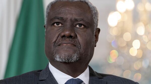The head of the African Union Commission Moussa Faki Mahamat  - Sputnik Afrique
