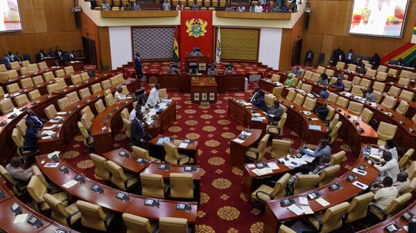Speaker of Ghana Parliament Alban Sumana Bagbin speaks at the Parliament House in Accra, Wednesday, Feb. 28, 2024.  - Sputnik Africa