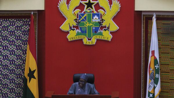 Speaker of Ghana Parliament Alban Sumana Bagbin speaks at the Parliament House in Accra - Sputnik Africa