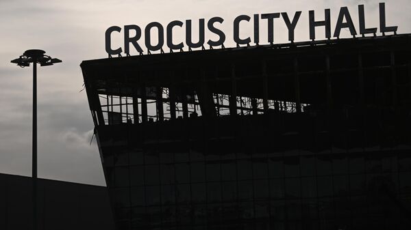 La salle de concert Crocus City Hall après l'attentat du 23 mars 2024 - Sputnik Afrique