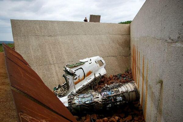 Remains of the crashed plane at the Samora Machel Monument in South Africa. Remains of the crashed plane at the Samora Machel Monument in South Africa. - Sputnik Africa