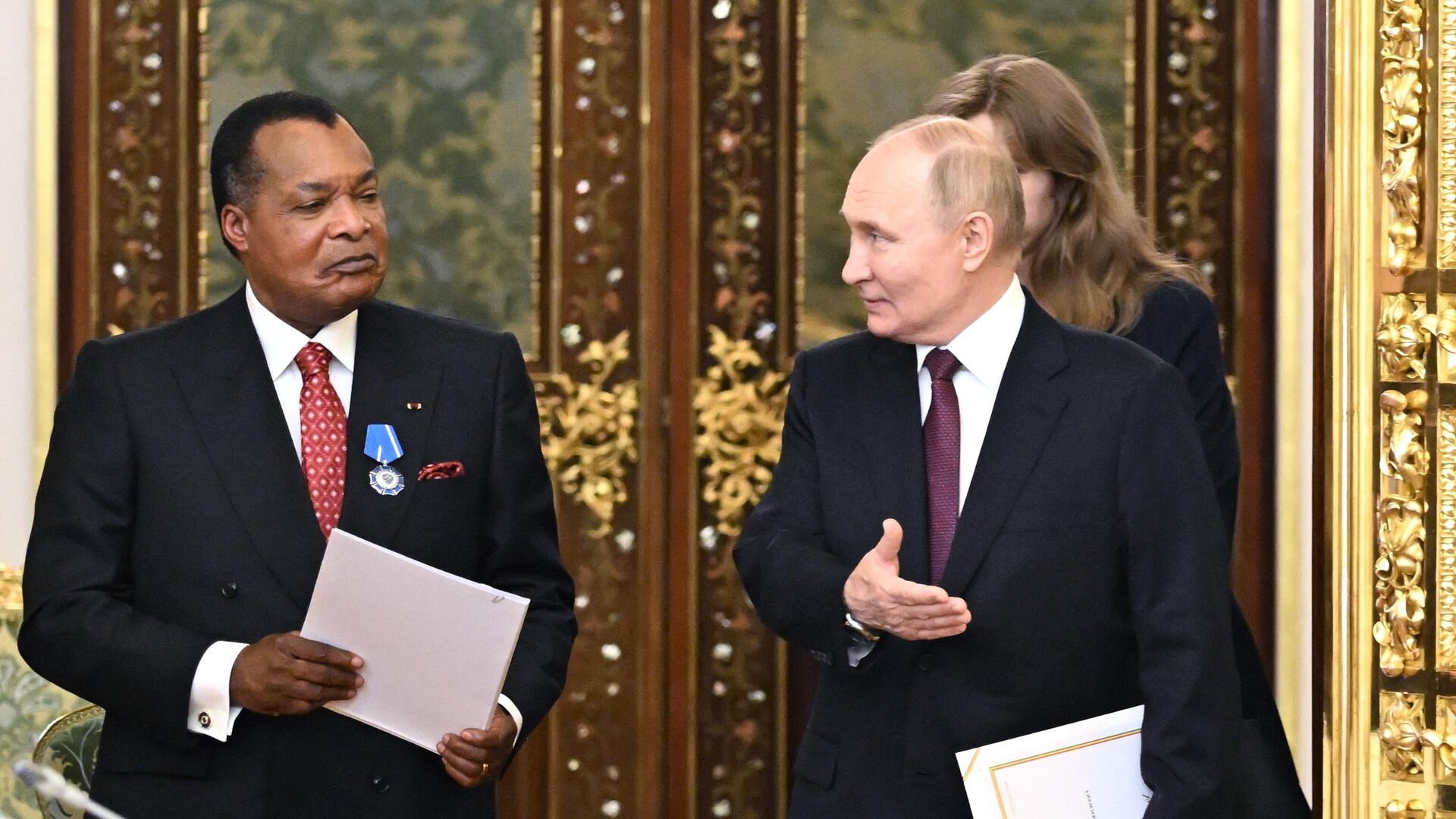 President Vladimir Putin meets with President of Congo Denis Sassou Nguesso President Vladimir Putin meets with President of Congo Denis Sassou Nguesso - Sputnik Africa, 1920, 28.06.2024