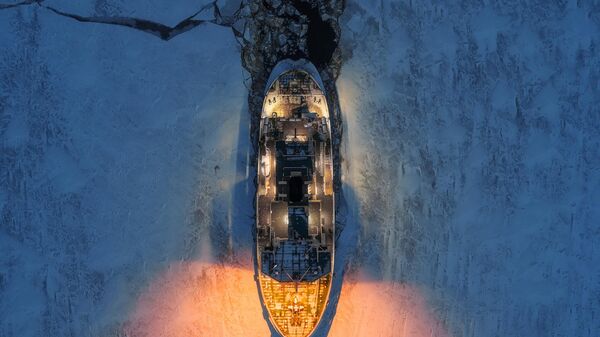 The work Icebreaker Captain Kosolapov by Russian photographer Ruslan Kondratenko. - Sputnik Africa