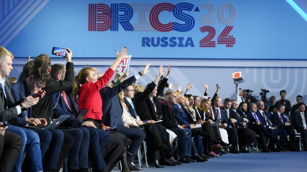 XVI BRICS summit. Press conference of Russian President Vladimir Putin - Sputnik Afrique