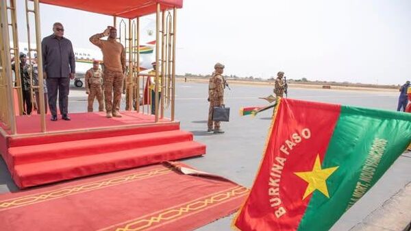 Le Président du Ghana est arrivé à Ouagadougou - Sputnik Afrique