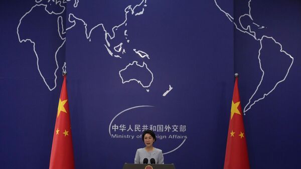 Chinese Foreign Ministry spokesperson Mao Ning speaks during a press conference at the Ministry of Foreign Affairs in Beijing, Monday, Aug. 19, 2024. - Sputnik Africa
