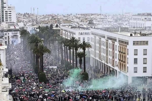 Large Protest in Morocco Calls for End to Israel Ties, Supports Gaza Large Protest in Morocco Calls for End to Israel Ties, Supports Gaza - Sputnik Africa