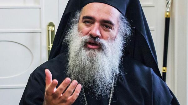 Hierarch of the Jerusalem Orthodox Church, Archbishop Theodosius of Sebastia. - Sputnik Africa