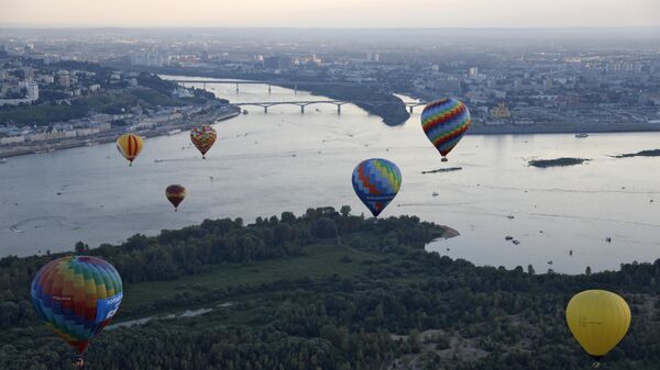 Participants of the hot air balloon festival Volga Fiesta in Nizhny Novgorod. - Sputnik Africa
