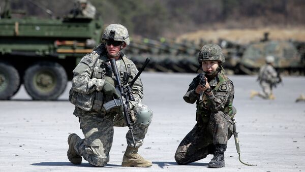 A US Army soldier - Sputnik Afrique