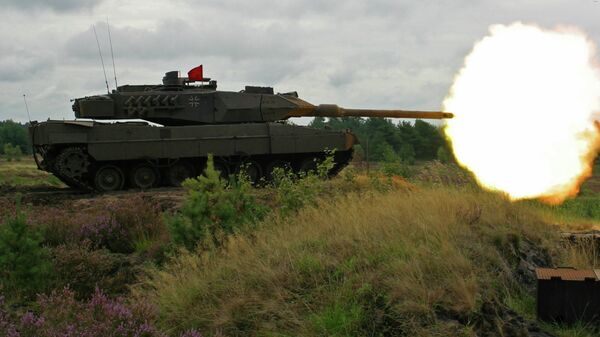 Un char Leopard 2 A6, image d'illustration - Sputnik Afrique