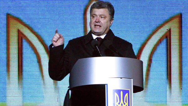 Le président ukrainien Piotr Porochenko - Sputnik Afrique