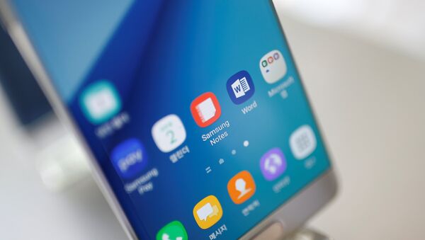 Samsung Galaxy Note 7, Image d'illustration - Sputnik Afrique