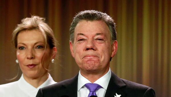 Le président colombien Juan Manuel Santos, prix Nobel de la paix - Sputnik Afrique