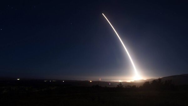 Tir d'un  Minuteman III (archive photo) - Sputnik Afrique