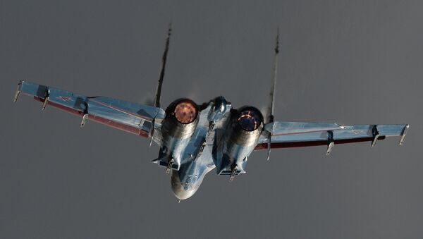 Un Su-27 en vol - Sputnik Afrique