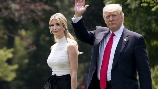 Ivanka Trump et Donald Trump - Sputnik Afrique