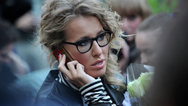 Ksénia Sobtchak,présentatrice de télévision - Sputnik Afrique