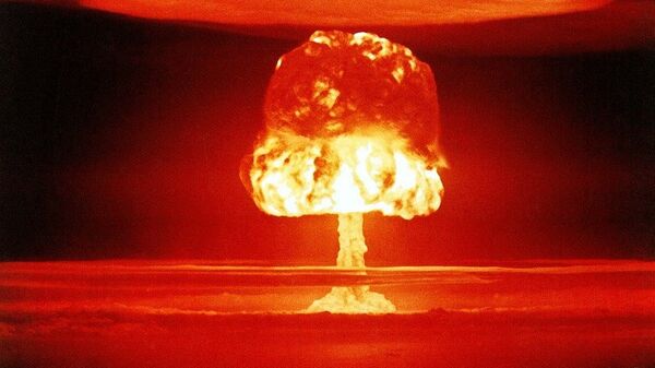 Explosion d'une bombe nucléaire - Sputnik Afrique