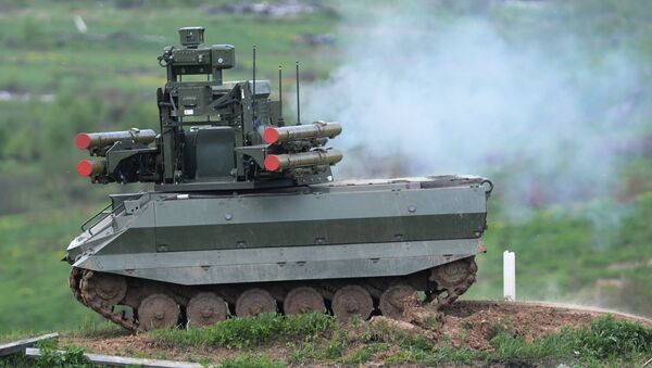 Robot de combat Uran-9 - Sputnik Afrique