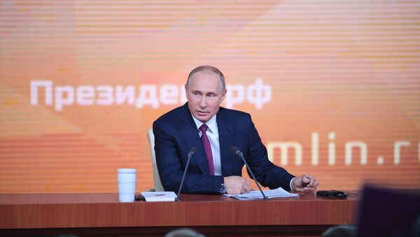 Grande conférence de presse de Vladimir Poutine - Sputnik Afrique