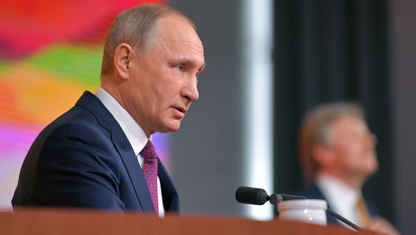 Grande conférence de presse de Vladimir Poutine - Sputnik Afrique