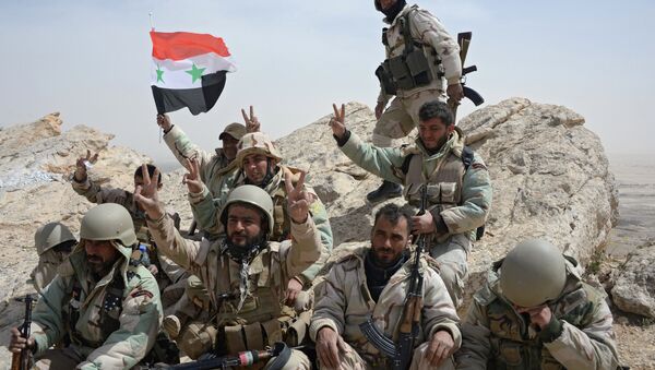 Des soldats syriens - Sputnik Afrique