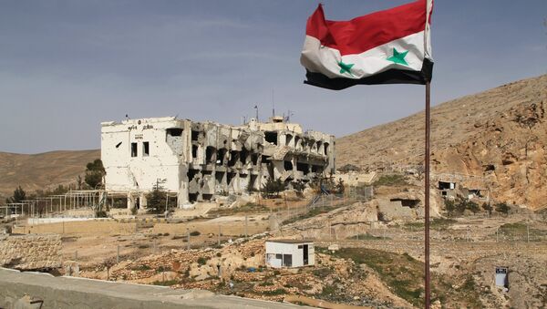 Le drapeau syrien - Sputnik Afrique