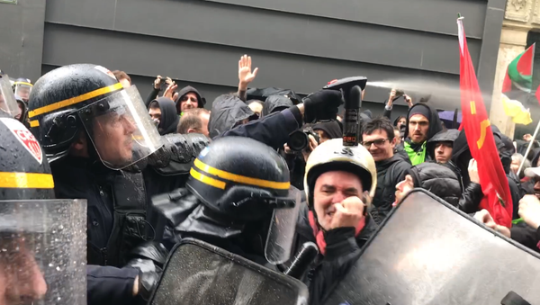 Manifestation des cheminots à Paris, 3 avril 2018 - Sputnik Afrique