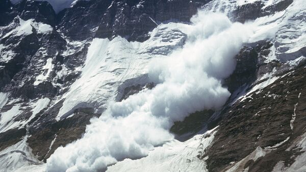 Une avalanche, image d'illustration - Sputnik Afrique