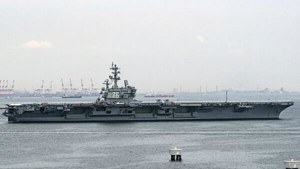 Le porte-avions américain à propulsion nucléaire USS Ronald Reagan - Sputnik Afrique