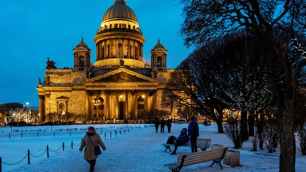 Saint-Pétersbourg magique en hiver - Sputnik Afrique