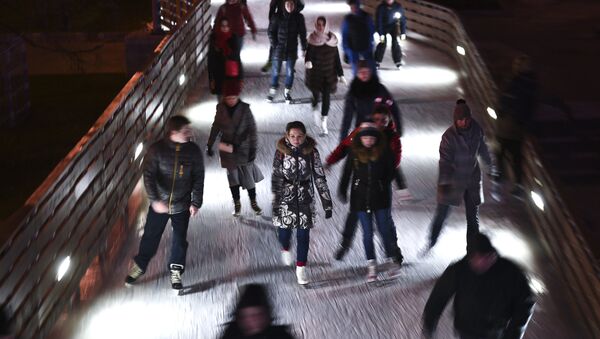 Patinoire du parc Gorki - Sputnik Afrique