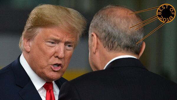 Donald Trump et Recep Tayyip Erdogan - Sputnik Afrique